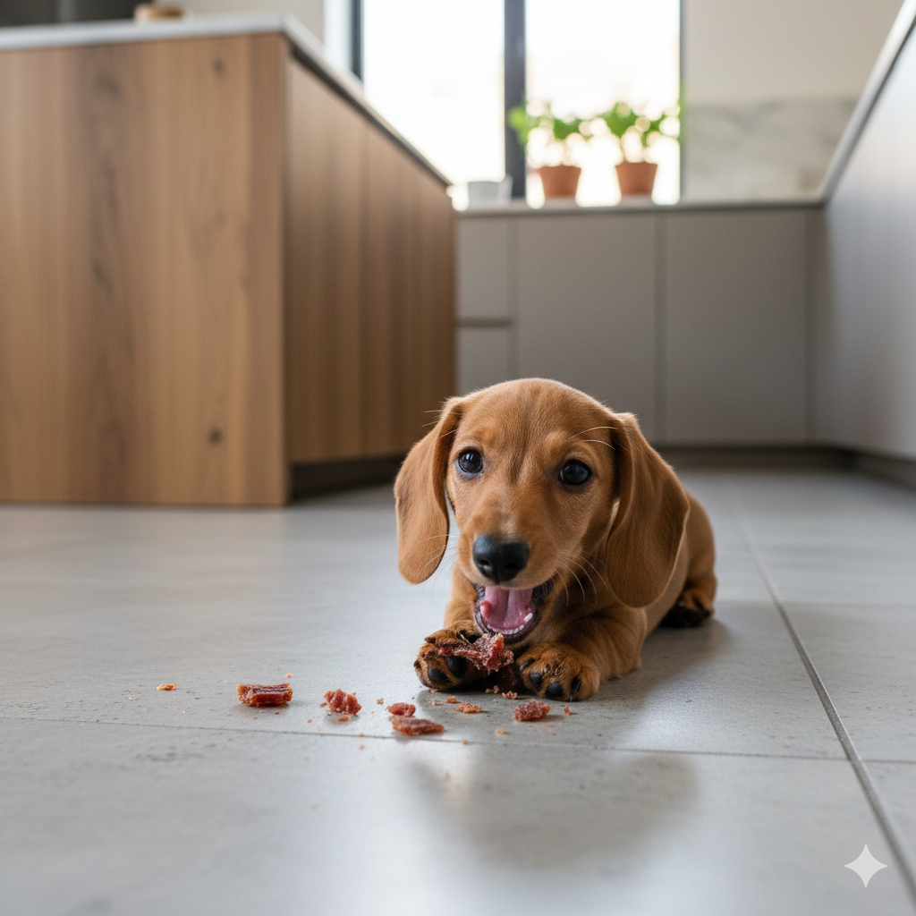 昨日のオヤツが思い出せない 鹿肉ジャーキー